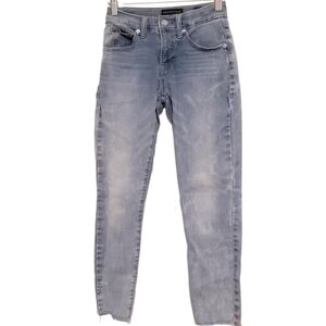 Lucky Brand Blue Jeans Mid Rise Ava Crop Light Wash 25 Skinny Stretchy